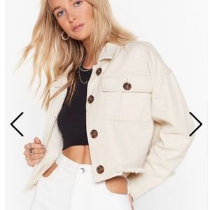 Cropped Denim Jacket Size 2